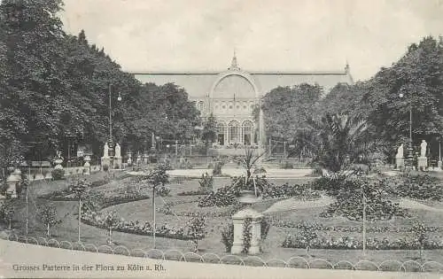Germany Koln am Rhein Grosses Parterre in der Flora zu Koln am Rhein