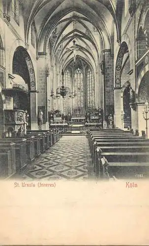 Germany Koln am Rhein St. Ursula Inneres