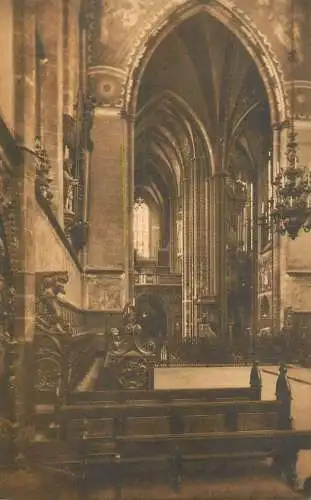 Germany Frankfurt am Main Kaiser Dom Blick vom Chor