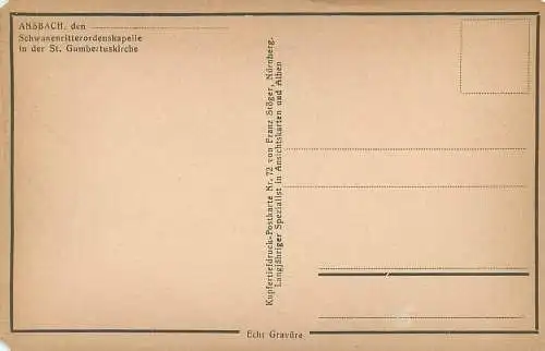 Germany Ansbach Church Inneres