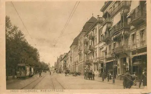 Germany Wiesbaden Rheinstrasse