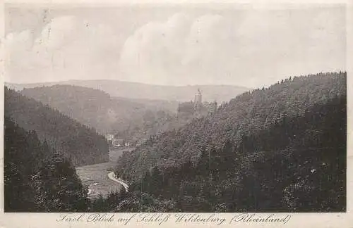Germany Blick auf Schloss Wildenburg