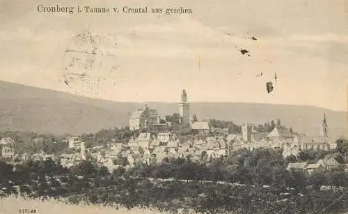 Germany Kronberg im Taunus v. Krontal aus gesehen