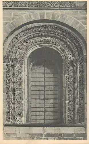 Germany Speyer am Rhein Dom Romanisches Fenster der Sudseite