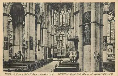Germany Trier Liebfrauenkirche St Laurentis Inneres