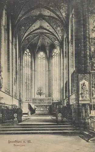 Germany Frankfurt am Main Kaiser Dom Inneres Chor