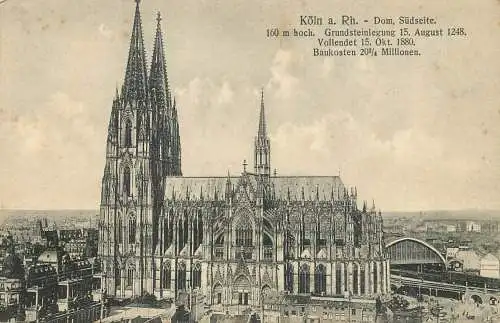 Germany Koln am Rhein Dom Sudseite
