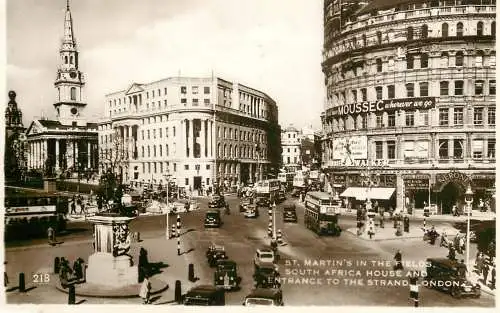 England London St Martin in the Fields, South Africa House & Entrance to the Strand