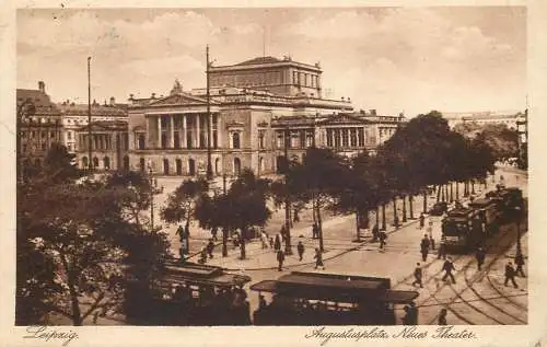 Germany Leipzig Augustusplatz Neues Theater
