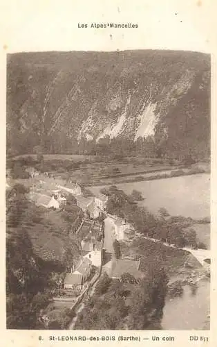 France St Leonard-des-Bois (Sarthe) vue aerienne