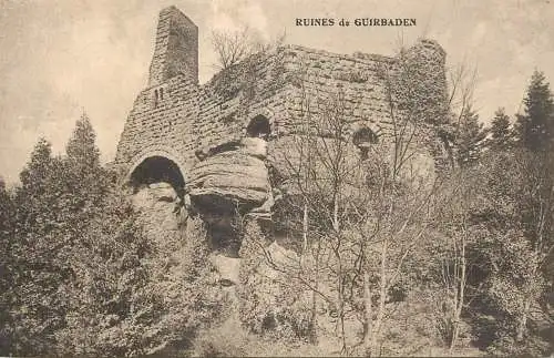 France Ruines de Guirbaden historical landmark