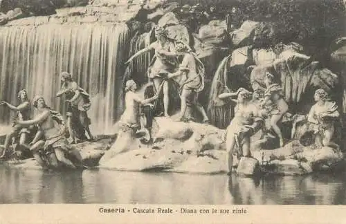 Italy Caserta Cascata Reale Diana con le sue ninfe