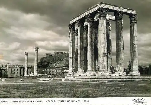 Greece Athens temple of Olympius Zeus