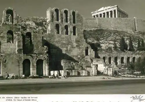 Greece Athens the Odeum of Herodes Atticus