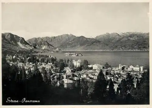 Italy Stresa panorama