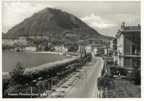 Italy Lugano Paradiso Quai
