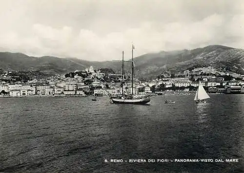 Italy San Remo riviera dei fiori sail ship