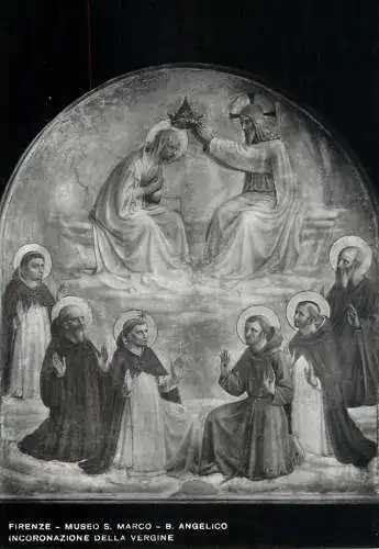 Fine Arts Paintings Firenze S. Marco B. Angelico incoronazione della vergine