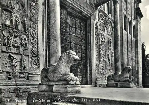 Fine Arts sculptures Verona portale di S. Zeno