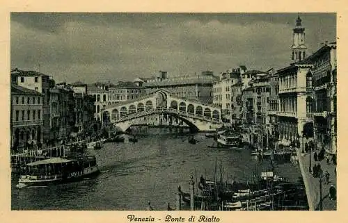 Italy Venezia Ponte di Rialto