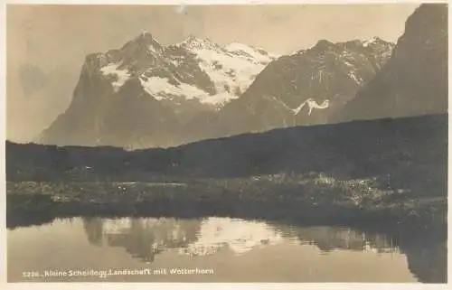 Switzerland kleine Schneidegg Landschaft mit Wetterhorn