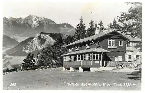 Austria Wilhelm Eichert Hutte Hohe Wand stempel