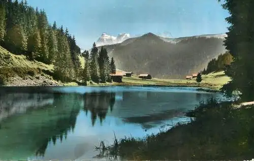 Switzerland Le Lac de Morgins Dents du Midi