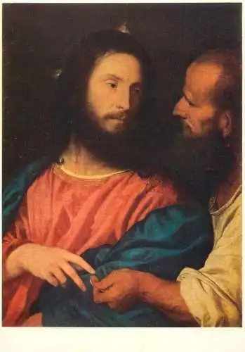 Fine Arts Paintings Tizian der Zingsgroschen