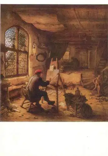 Fine Arts Paintings Adriaen Van Ostade Der Maler in seiner Werkstatt