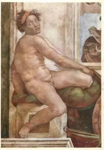 Fine Arts Paintings Michelangelo Buonarroti fresko sklave