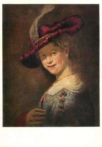 Fine Arts Paintings Rembrandt Saskia als Madchen