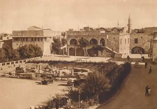 Cartolina di Rodi Italia Piazza dell'Arsenale