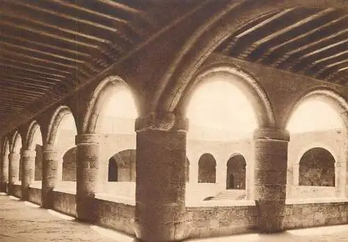 Cartolina di Rodi Italia l'ospedale dei Cavalieri il loggiato superiore