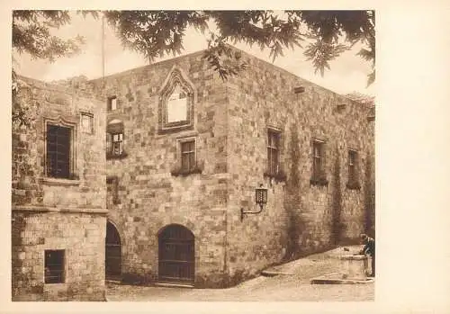 Cartolina di Rodi Italia l'Albergo della Lingua di Inghilterra