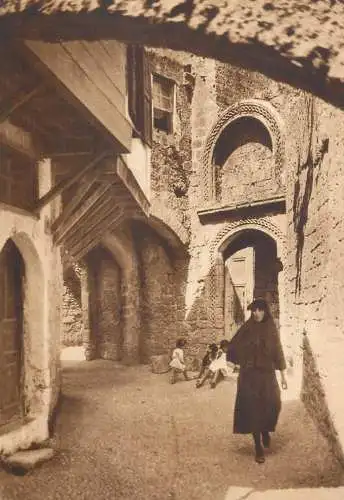 Cartolina di Rodi Italia il portale di una chiesetta cavalleresca