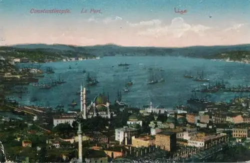 Turkey Constantinopole Corne D'Or Istanbul port