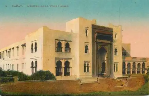 Morocco Rabat l'hotel de la Tour Hassan