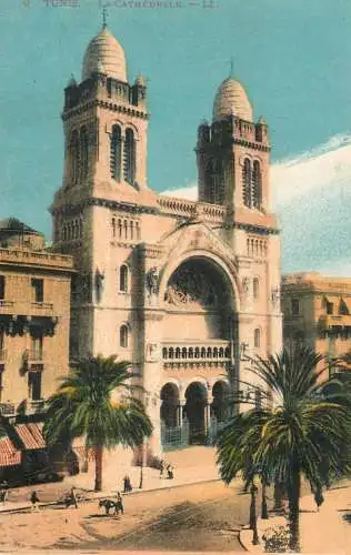 Tunisia Tunis la cathedrale