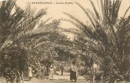 Morocco Casablanca jardin public