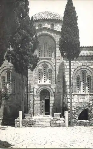 Greece monastery Daphni eglise