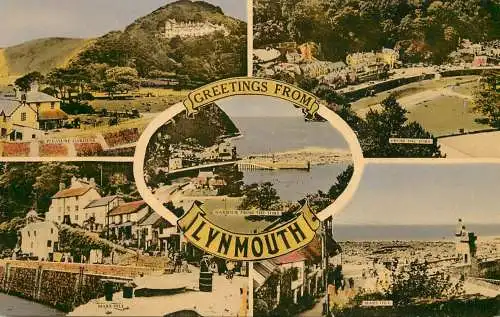 England Greetings from Lynmouth