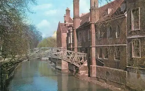 England Cambridge Queen's College Wooden Bridge