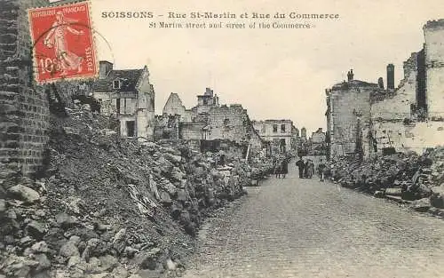 France Soissons rue St. Martin