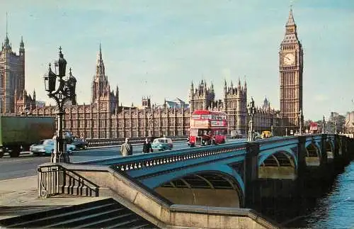 England London Houses of Parliament from Westminster bridge