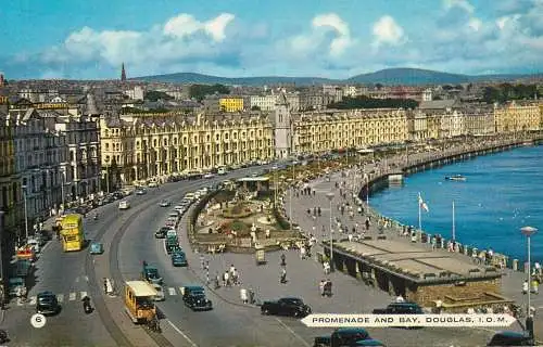 UK Isle of Man Douglas Promenade and Bay