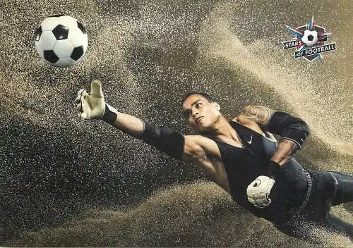 Stars of football pictorial card printed signature airborn Michel Vorm