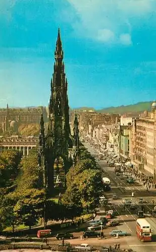 Scotland Edinburgh Princess Street - Scott Monument