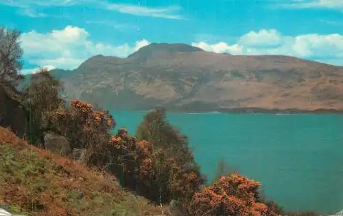 Scotland Loch Lomond & Ben Lomond picturesque natural landscape