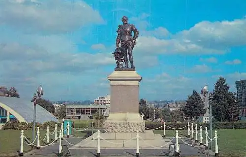 United Kingdom England Plymouth the statue of Sir Francis Drake