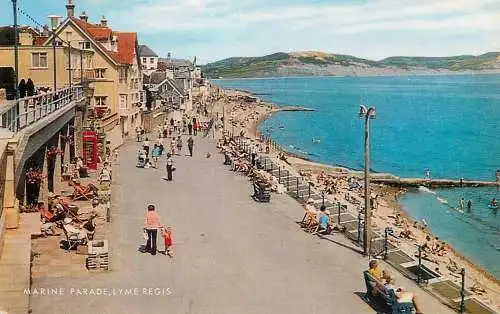 United Kingdom England Lyme Regis marine parade